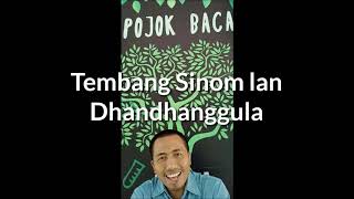 Sinom nuladha laku utama lan Dhandhanggula ana kidung| Ki Lutfi Caritogomo