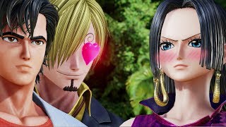 Jump Force Sanji And Ryo With All Female Characters Interaction Dialogues Funny