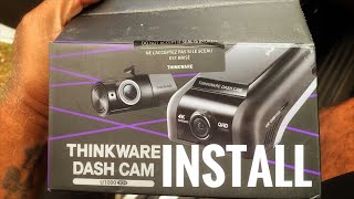How to install Thinkware U1000 Premium 4k Ultra HD Dash Camera