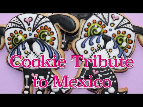 Day of the dead cookies how to make - Dia de los muertos cookie - Day of the dead cookies how to make - Dia de los muertos cookie
