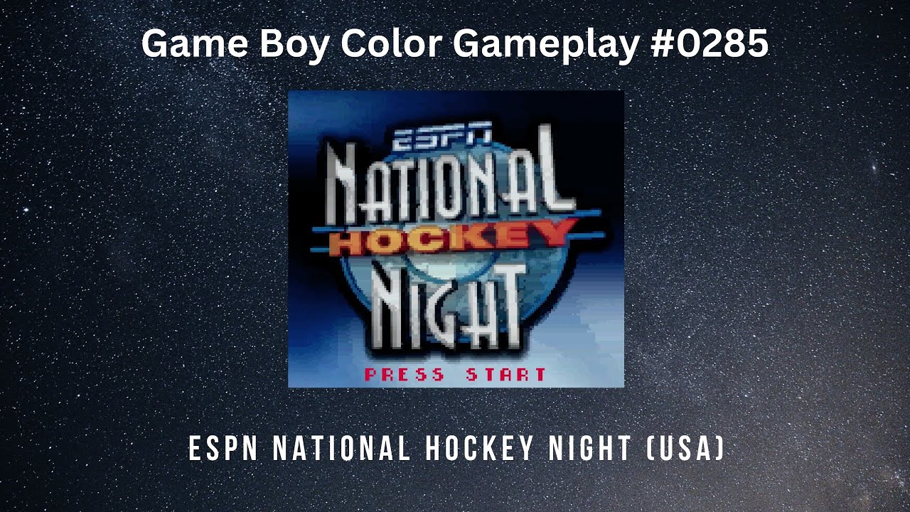 ESPN National Hockey Night (USA) (Game Boy Color / Gameplay #0285