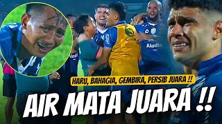 Banjir Air Mata Haru & Bahagia di Bangkalan !! Full Moment Haru & Gembira Pemain Persib Juara Liga 1