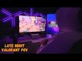 Chill Late Night Valorant POV Gameplay On PS5