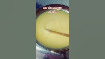 Cách sên nhân đậu xanh làm bánh trung thu