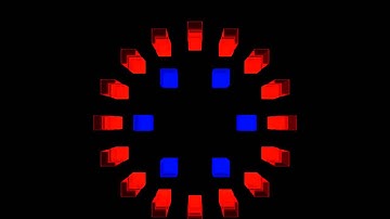 Music Visualiser using Processing and Max MSP (Song: Lozz019 - The Beat Lab)
