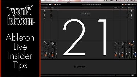 Ableton Live Insider Tips: The User Library