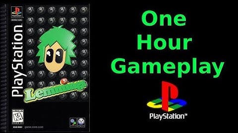 3D Lemmings [PlayStation 1] One Hour Of Gameplay
