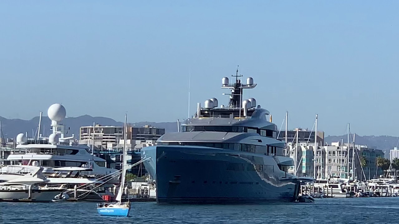 MEGA YACHT MARINA DEL REY (1) YouTube