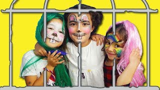 Mira ve Arkadaşları Yüz Boyama Yaptı Eğlendi | Eğlenceli Çocuk Videosu | UmiKids