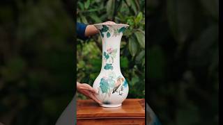 How a Master Craftsman Turns Clay into a Stunning Vase #bamboo #wood #homedecor #woodworking
