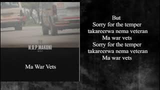 2. VOLTZ JT - MA WAR VETS (Official Audio)       #NOPmakoni