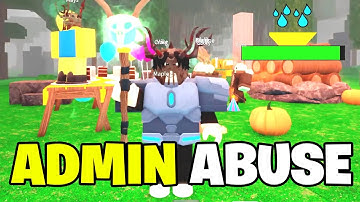 NIEUWE HALLOWEEN TRICK OR TREAT UPDATE BEHEERDERSMISBRUIK in 99 Nights In The Forest (Roblox)