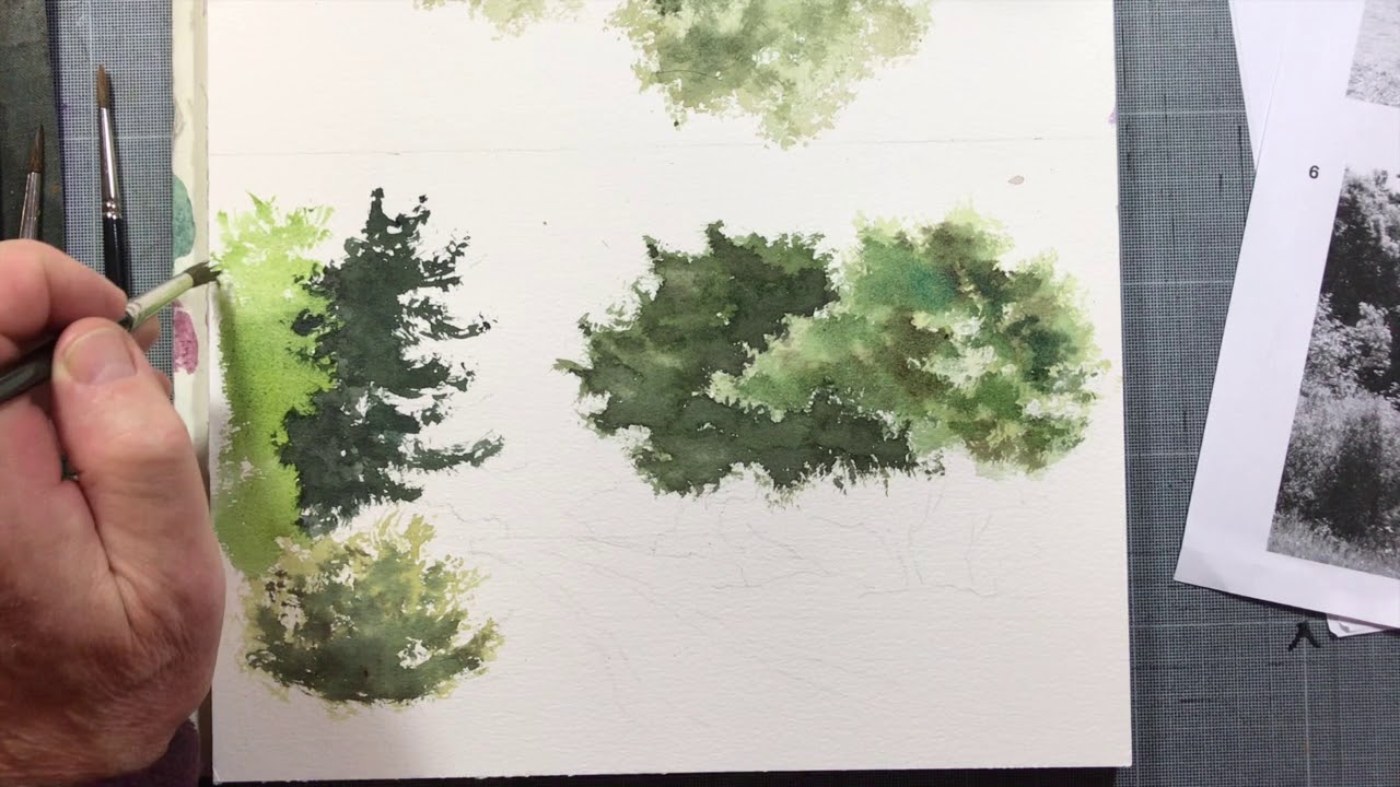 PEINDRE LA PROFONDEUR DES ARBRES