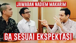 SkinnyIndonesian24 | Jawaban Nadiem Makarim.