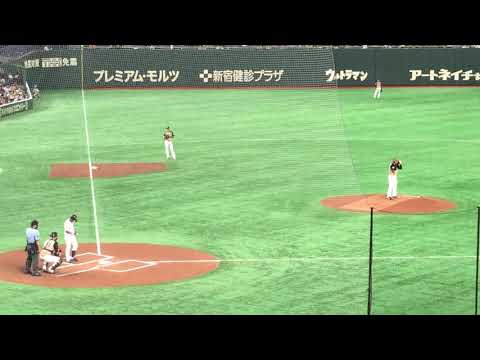 湯浅大 快足内野安打【東京ドームでイースタン 読売ジャイアンツ対 日本ハムファイターズ2019.8.20】