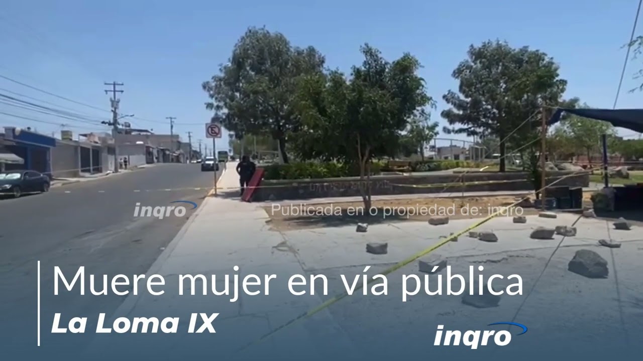 Muere mujer en el parque de la Loma IX