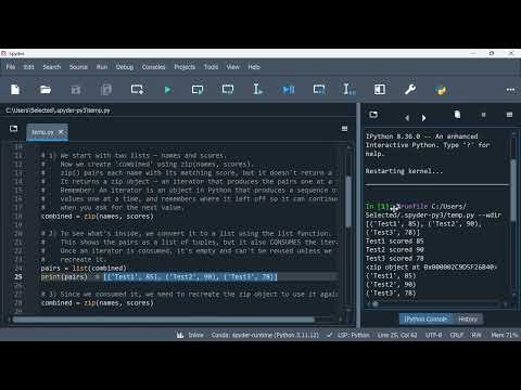 Python 86: The zip() Function: Why Your Data Disappears (and How to Get It Back)