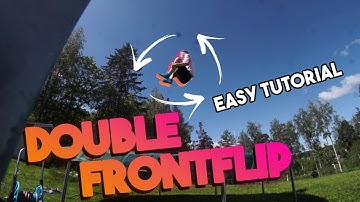 How to Double Frontflip on A Trampoline | Double Frontflip Tutorial