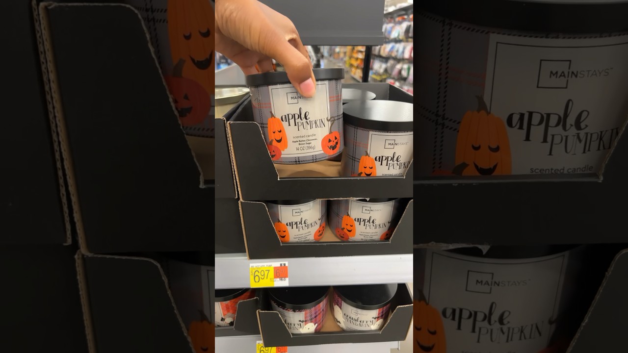 Walmart has their 3 WICK FALL CANDLES out for $6.97. They smell so GOOD🕯️ 