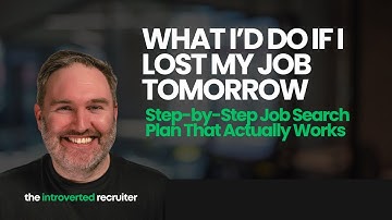 What I’d Do If I Lost My Job Tomorrow – Step-by-Step Job Search Plan That Actually Works