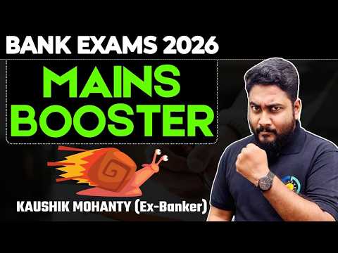 💥 Bank Mains Quant Booster Session 2026 || Kaushik Mohanty || Career Definer