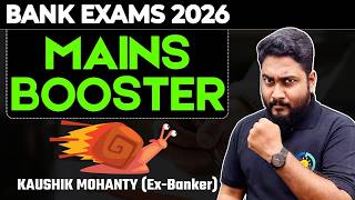 💥 Bank Mains Quant Booster Session 2026 || Kaushik Mohanty || Career Definer
