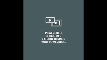 Powershell Basics - Video 1 - How to recursively extract strings from files using Powershell