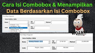 Cara Isi Data Combobox di VBA | Menampilkan Data di Textbox Berdasarkan Isi Combobox