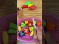 Cutting Toy Fruits ASMR satisfying sound #satisfying #cuttingfruit #asmrsounds