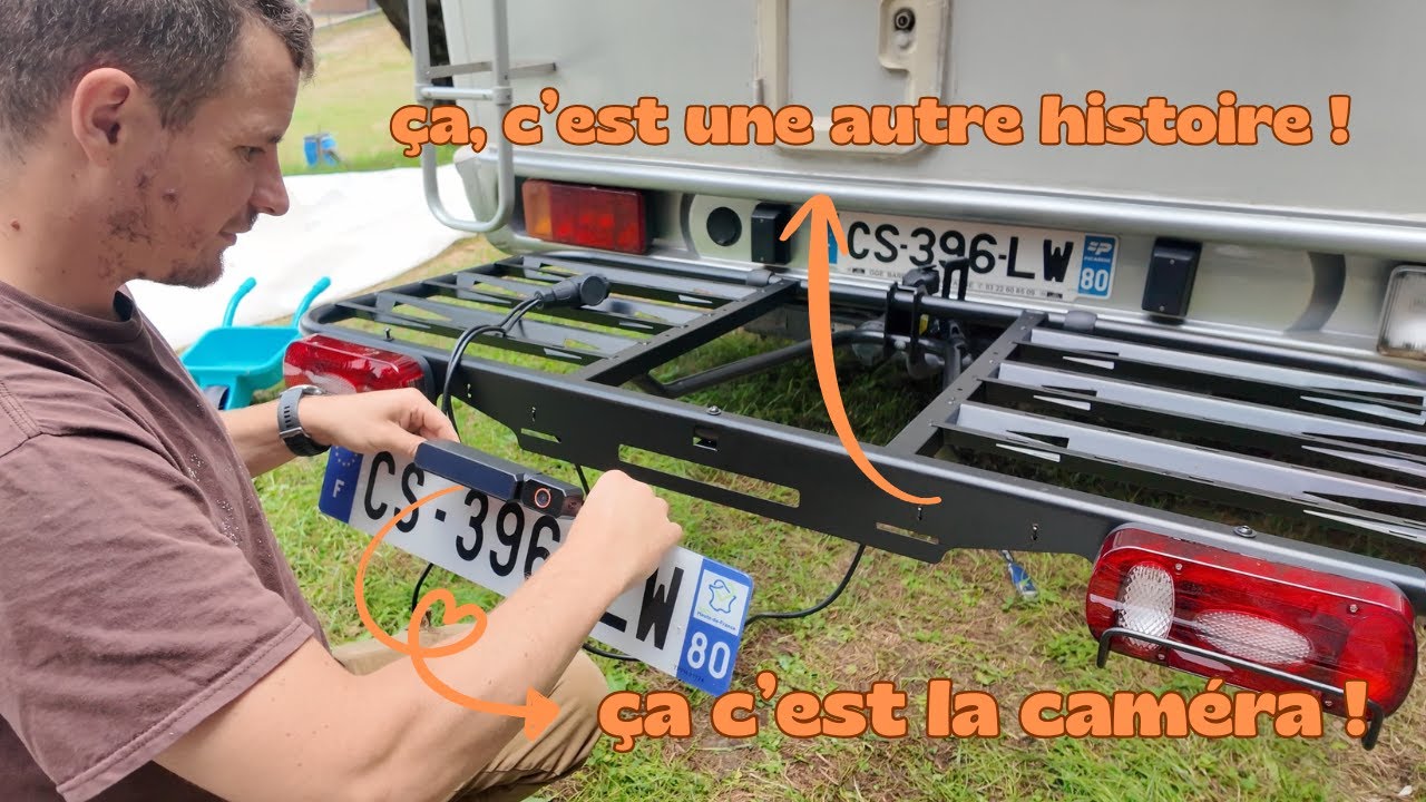 🦊[sponso] INSTALLATION d'une camera de recul SOLAIRE et SANS FIL Autox-Vox solar 3A