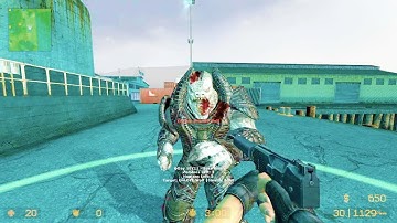 Counter Strike Source - Zombie RIot Mod Online Gameplay on Port map