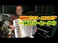 一杯のコーヒーから 霧島昇 ミス・コロムビア - ノリーヌ・ディオン 長坂憲道 Accordion Cover アコーディオン カバー