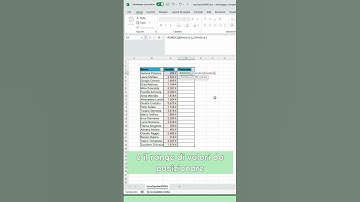 Excel: crea una classifica automatica con la formula RANGO