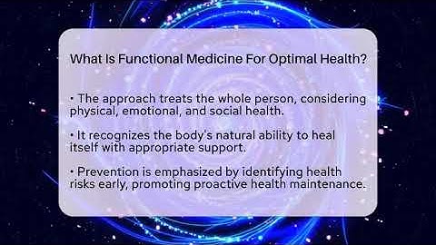 What Is Functional Medicine For Optimal Health? - Functional and Integrative Wellness Guru