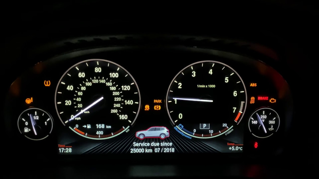 BMW x3 28i 2013 night interior + head up display - YouTube