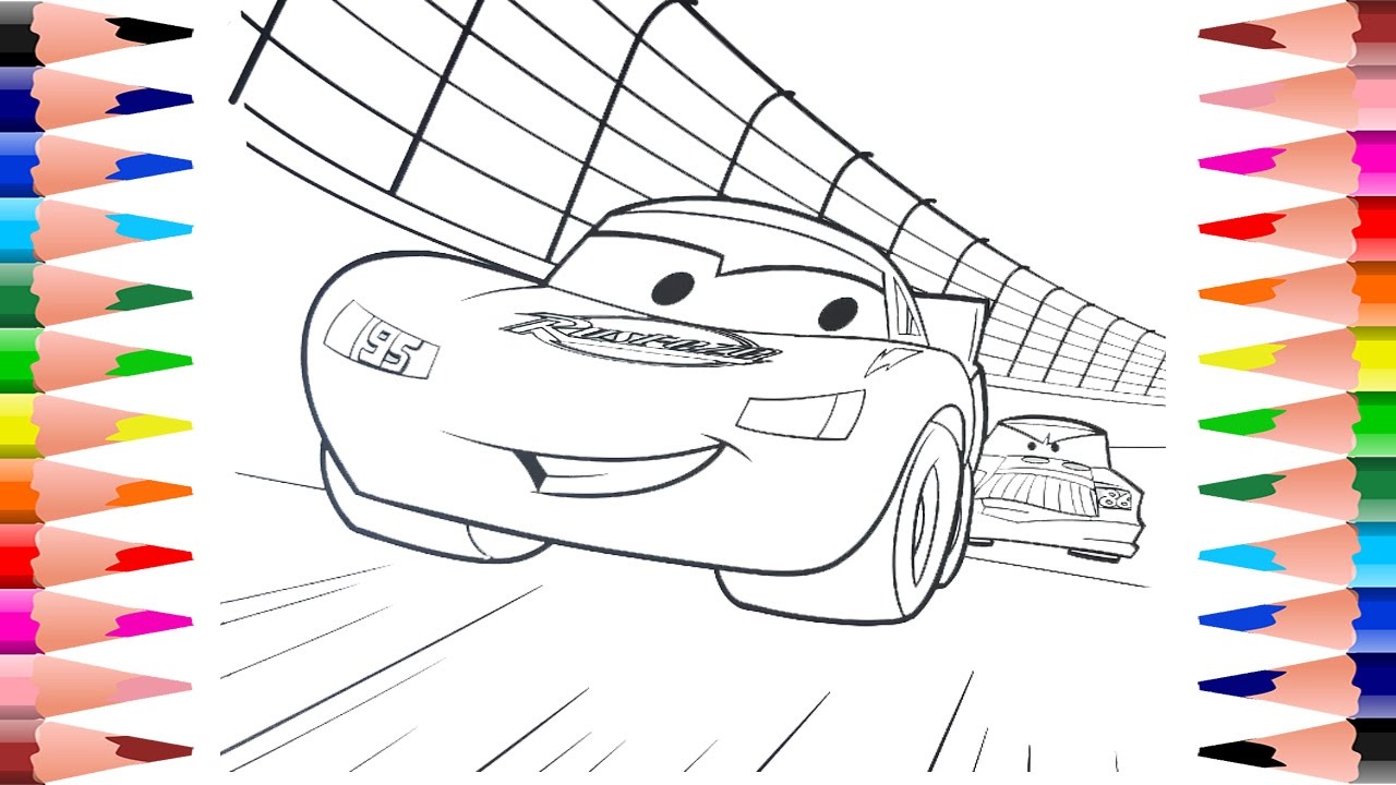 Painting Pixar Cars Coloring Disney Pixar Cars Coloring Pages for Kids