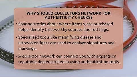 Why Should Collectors Network For Authenticity Checks? - The Memorabilia Zone