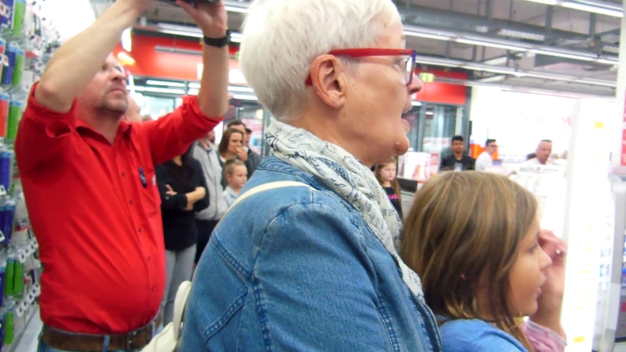 Steigerlied im Media-Markt im Ruhrpark Bochum