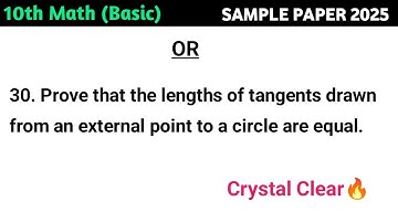 Prove that the lengths of tangents drawn from an external point to a circle are  equal.