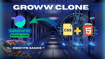 Created Groww Clone Using | HTML | CSS | Website Project |  @Groww #youtube #trending