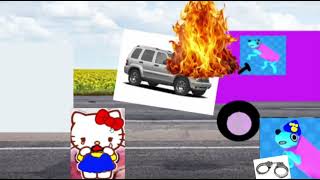 Hello Kitty Steals A Car And Crash Into A Truckgroundedarrested