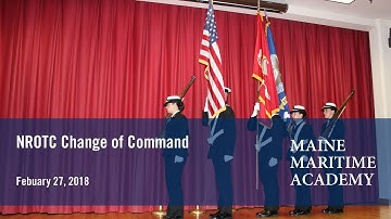 NROTC Change of Command