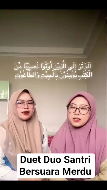Adem Denger Dua Santriwati ini #tilawah #qoriahcantik #jangakauanluas