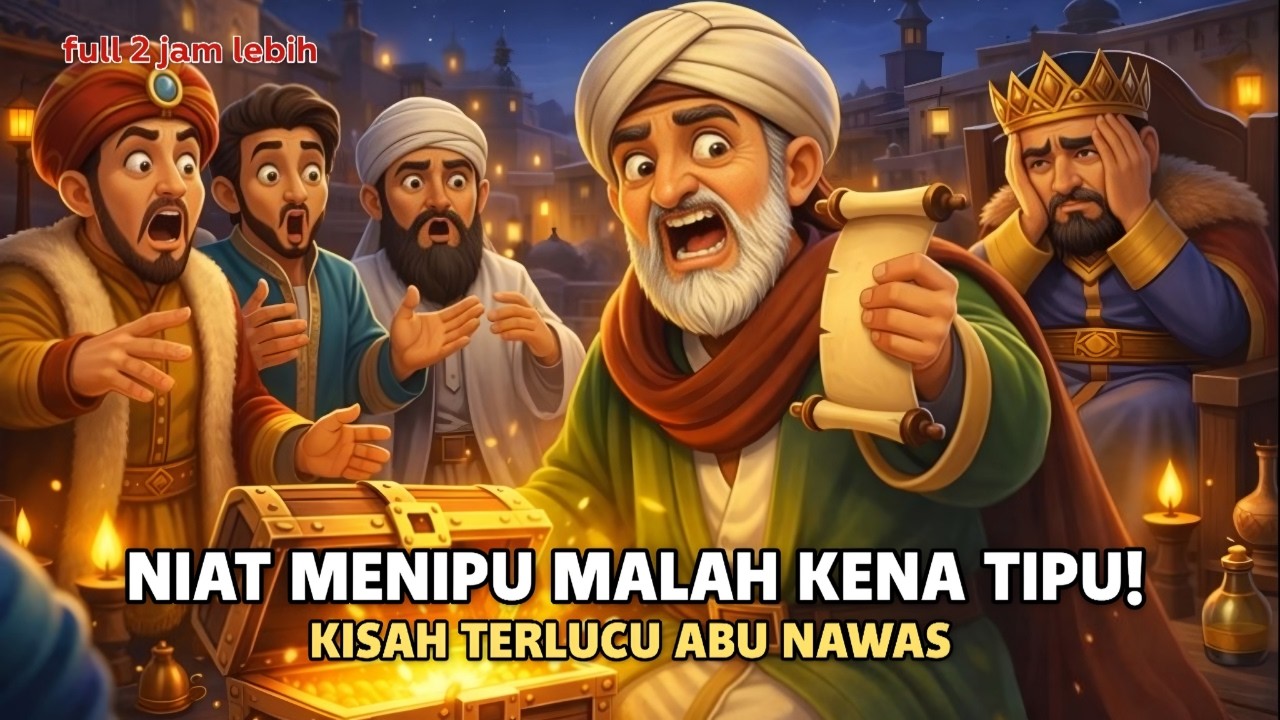 HUMOR SUFI - ABU NAWAS MEMBUAT BAGINDA RAJA KAPOK DENGAN PERTANYAANNYA SENDIRI