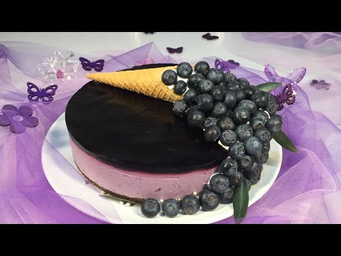 Video: Cheesecake Al Cioccolato Con Mirtilli