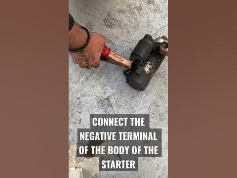 How To Test A Starter - YouTube