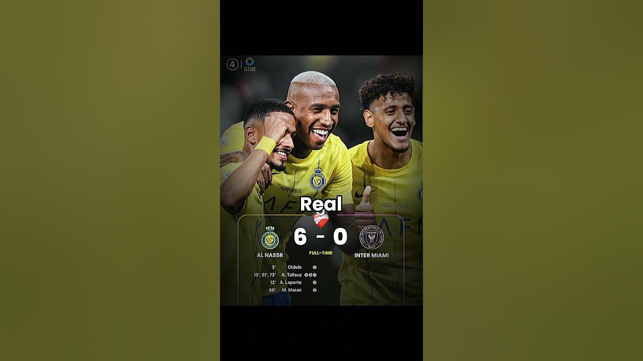 Al nassr vs inter miami 🔥| fake vs real 😂 #football #edit #ronaldo #alnassr #intermiami