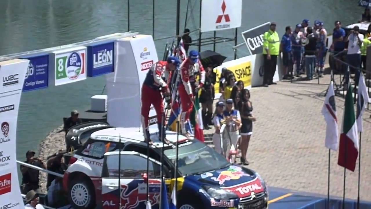 Corona Ralla Corona Rally Mexico 2011 Podium Champagne WRC - YouTube