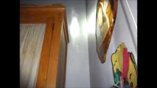 Virgin Mary Apparition/Reflection on wall when light spot on Jesus Christ Face image!