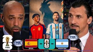 Yamal vs Messi: The Future Challenges the King! | Spain vs Argentina | Zlatan & Thierry Henry REACT screenshot 5